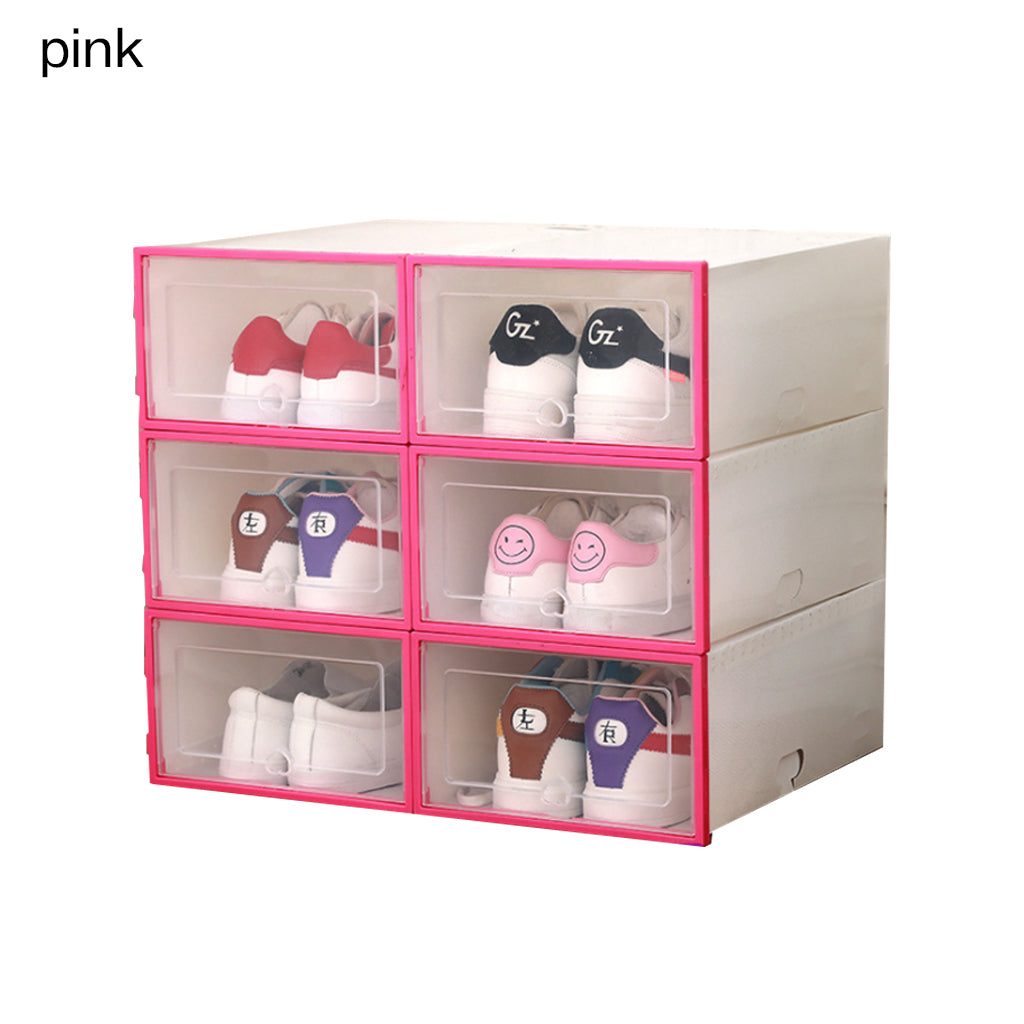 Men's Transparent Multi-Functional Plastic Shoe Box