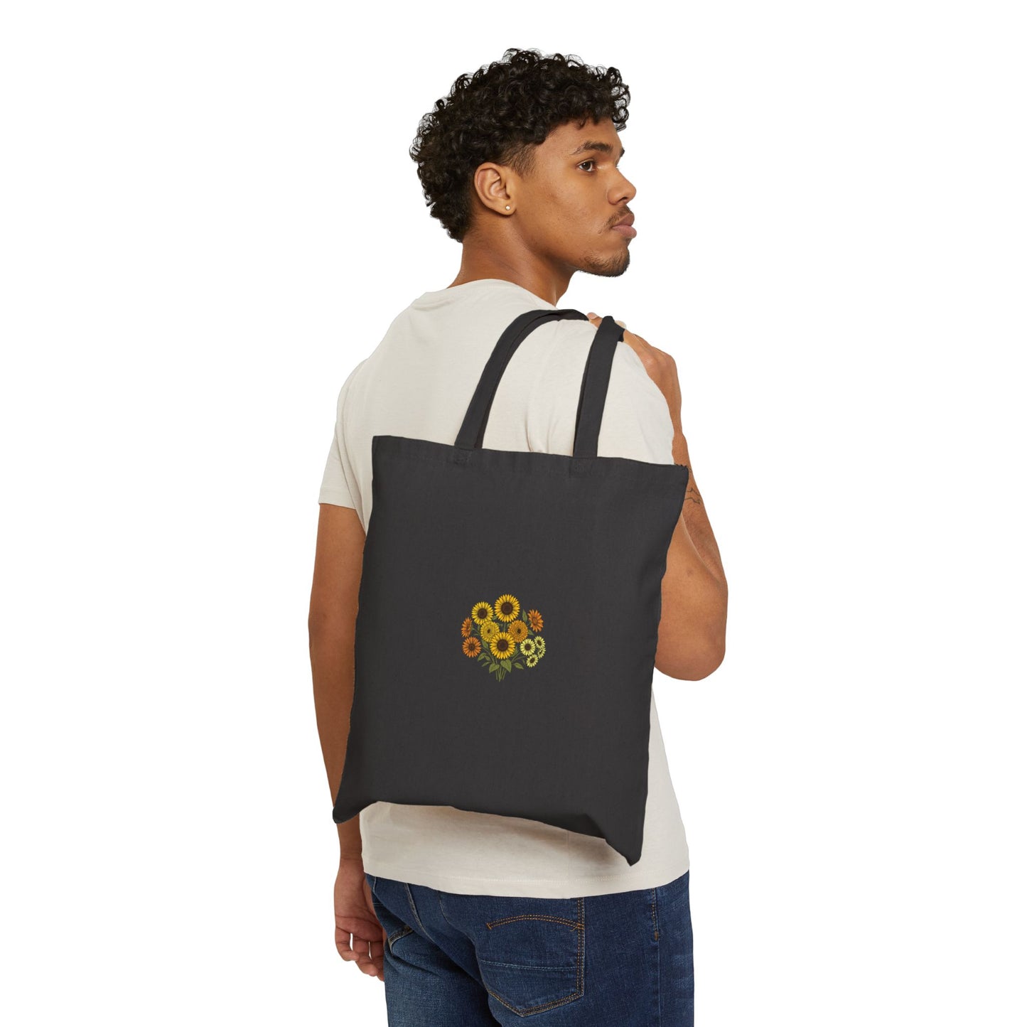 Sunflower Bouquet Canvas Tote