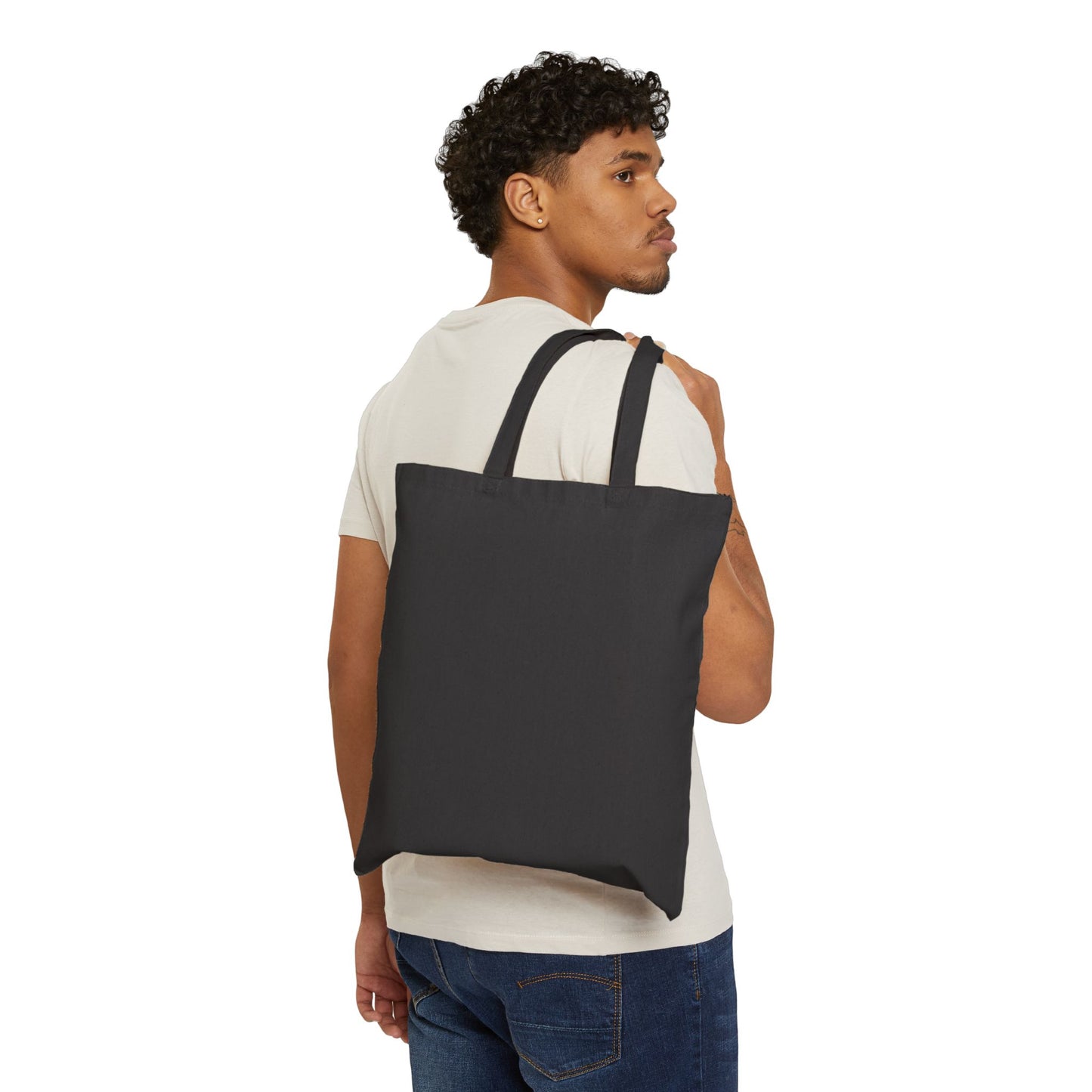 Melting Smiley Tote Bag — Edgy Grunge Canvas Shopper