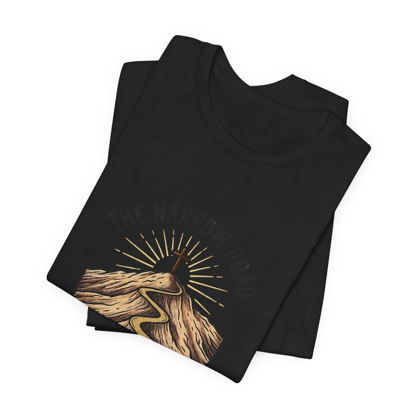 The Narrow Road Leads to Life Tee | Christian streetwear, scripture tee