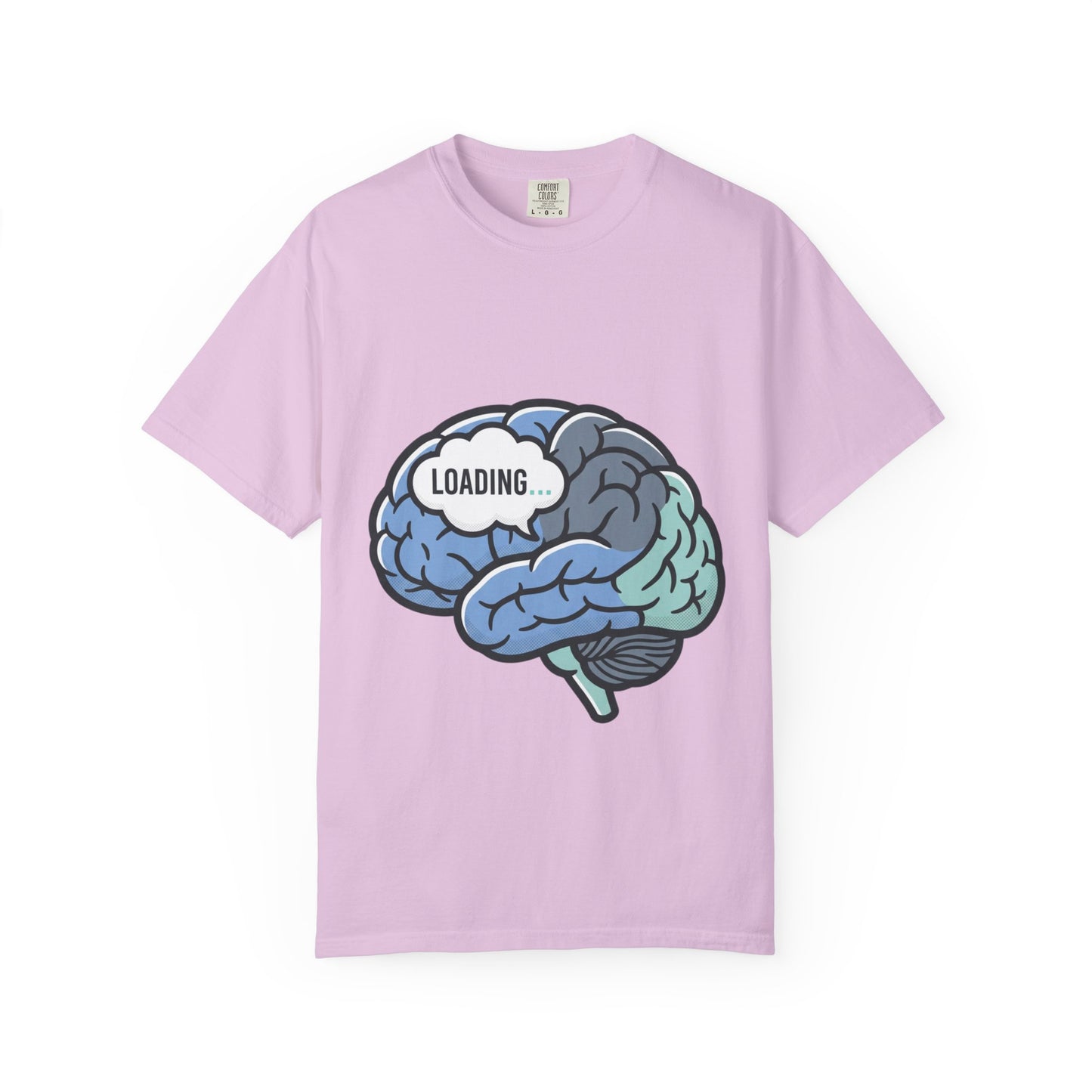 Loading Brain Graphic Tee — “Activate with a Cup of Coffee” Novelty T-Shirt
