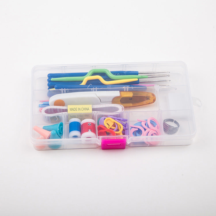 Premium Crochet Tool Set with Storage Bag – Aluminum Crochet Hooks, Yarn Needles & DIY Knitting Accessories