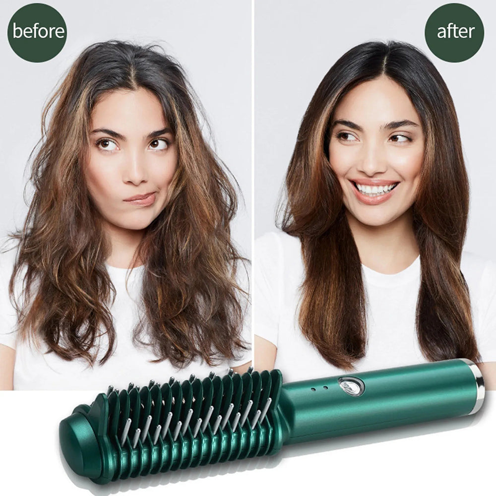 2-in-1 Hair Style Wand for Curls & Straight Looks