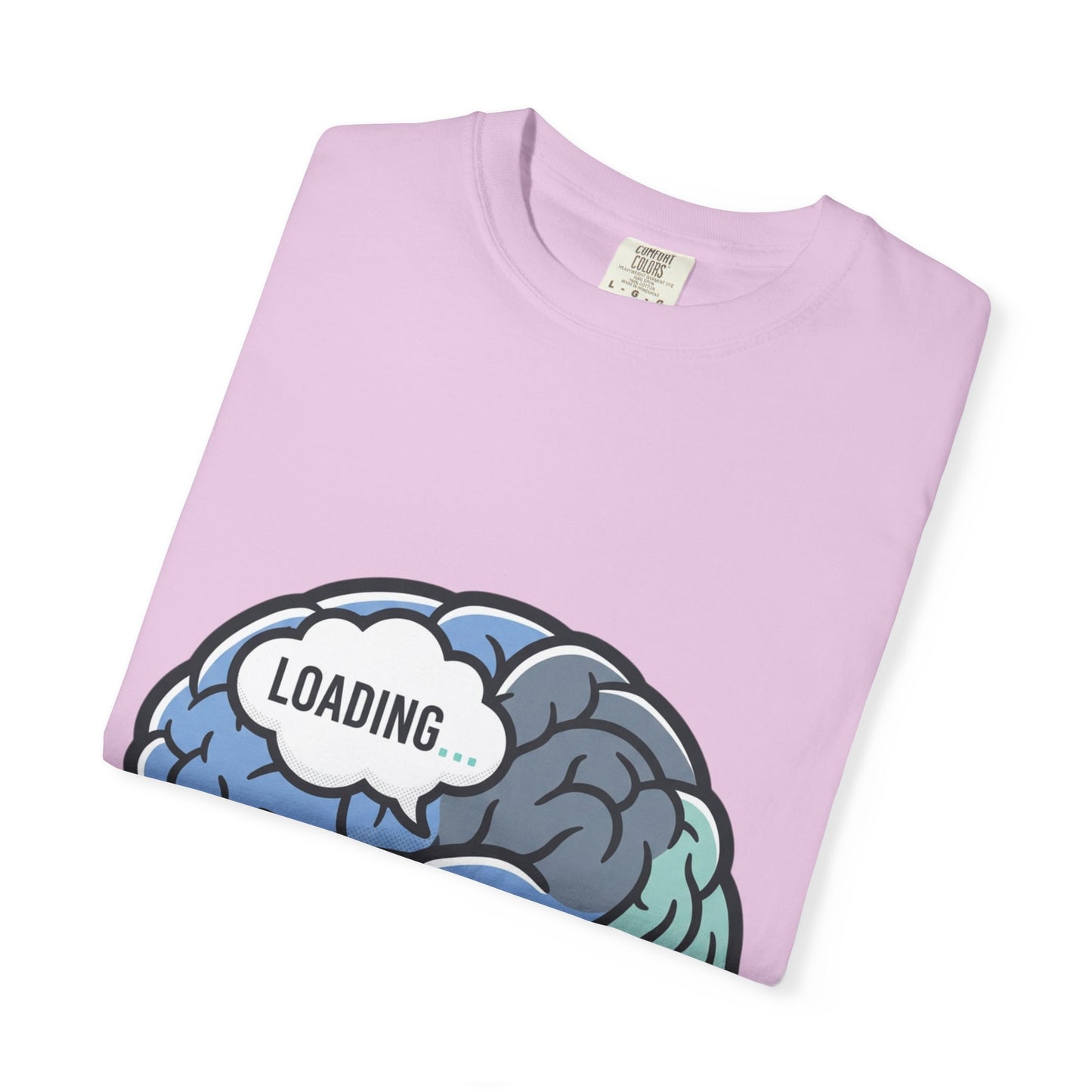 Loading Brain Graphic Tee — “Activate with a Cup of Coffee” Novelty T-Shirt