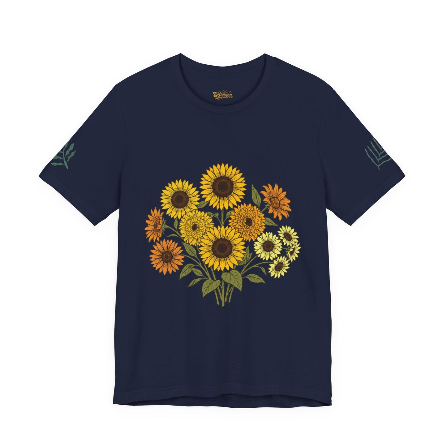 Sunflower Bouquet Tee — Small Vintage Floral Graphic T-Shirt