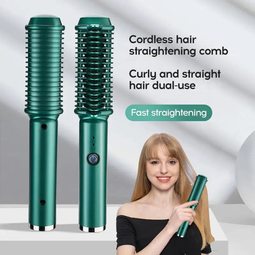 2-in-1 Hair Style Wand for Curls & Straight Looks