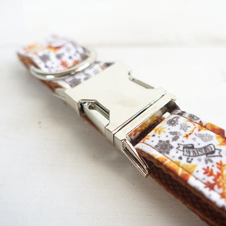 Festive Golden Dog Collar by MUTTCO