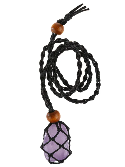 Macrame Labradorite Necklace