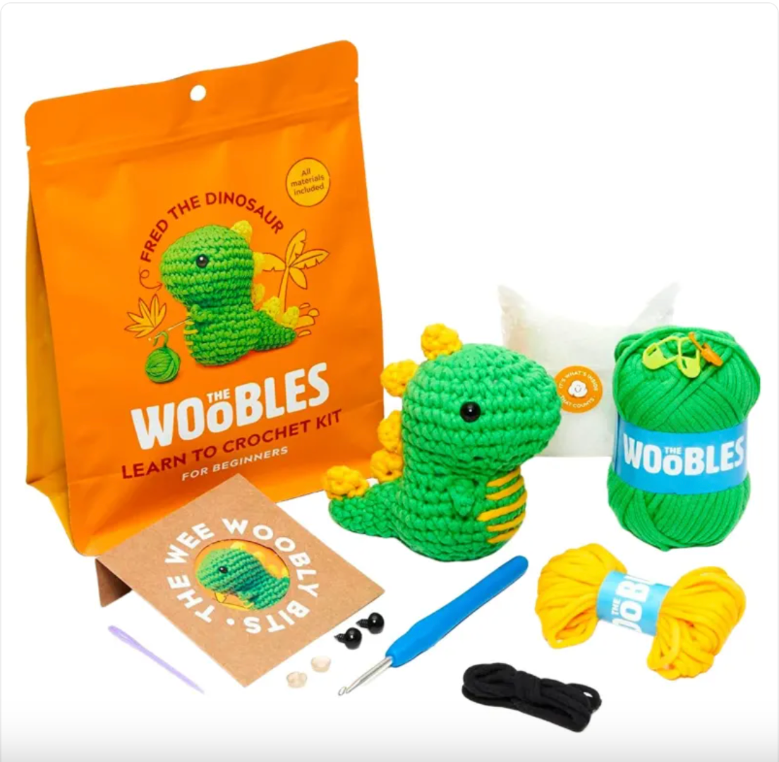 Beginner Crochet Kit – Complete DIY Crochet Starter Set with Yarn & Tools