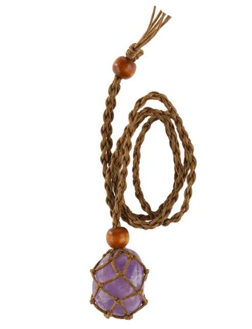 Macrame Labradorite Necklace