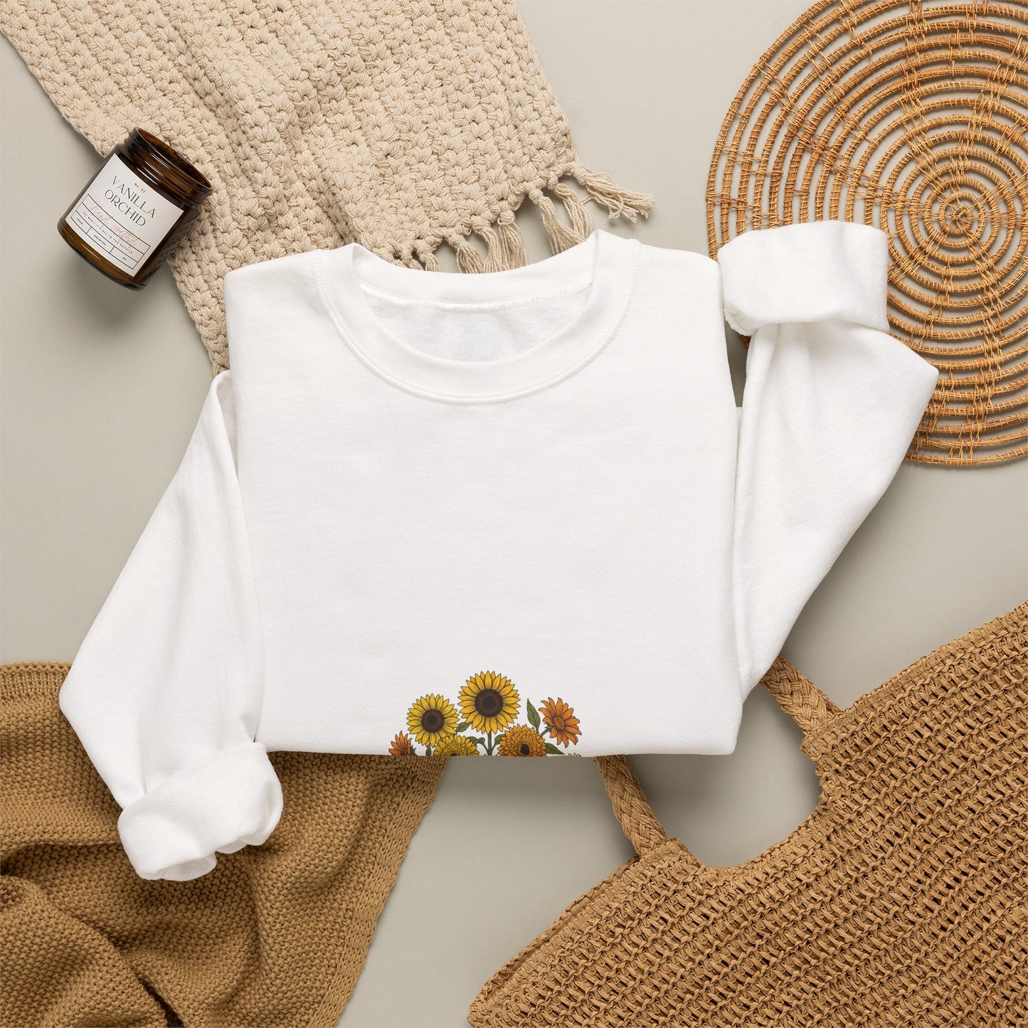 Sunflower Bouquet Crewneck Sweatshirt