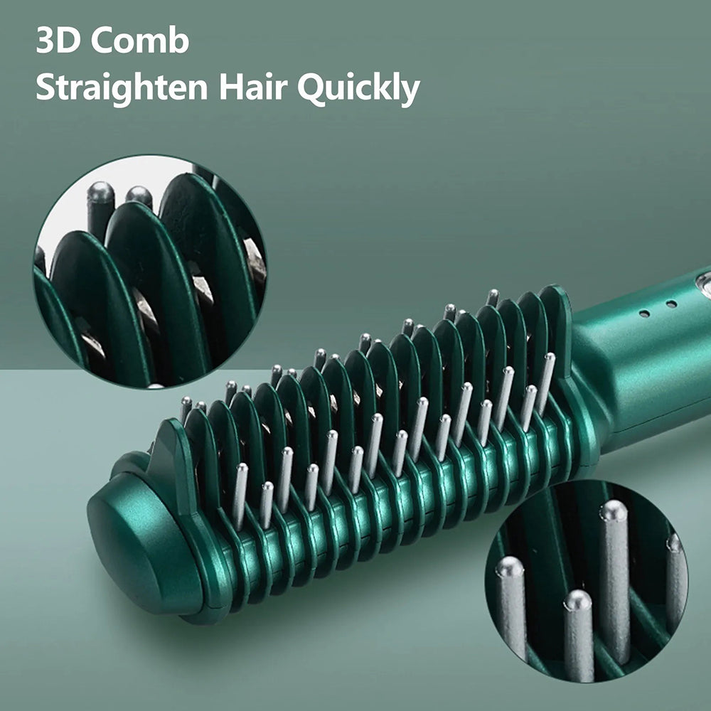 2-in-1 Hair Style Wand for Curls & Straight Looks