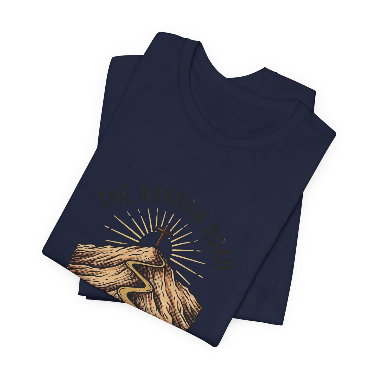The Narrow Road Leads to Life Tee | Christian streetwear, scripture tee