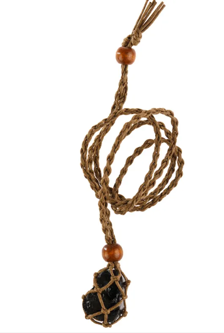 Macrame Labradorite Necklace
