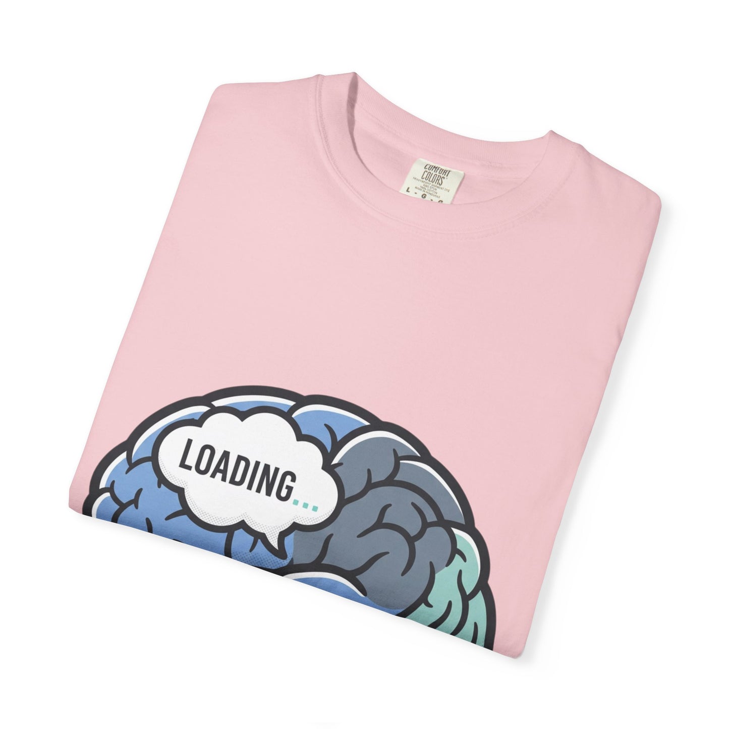 Loading Brain Graphic Tee — “Activate with a Cup of Coffee” Novelty T-Shirt