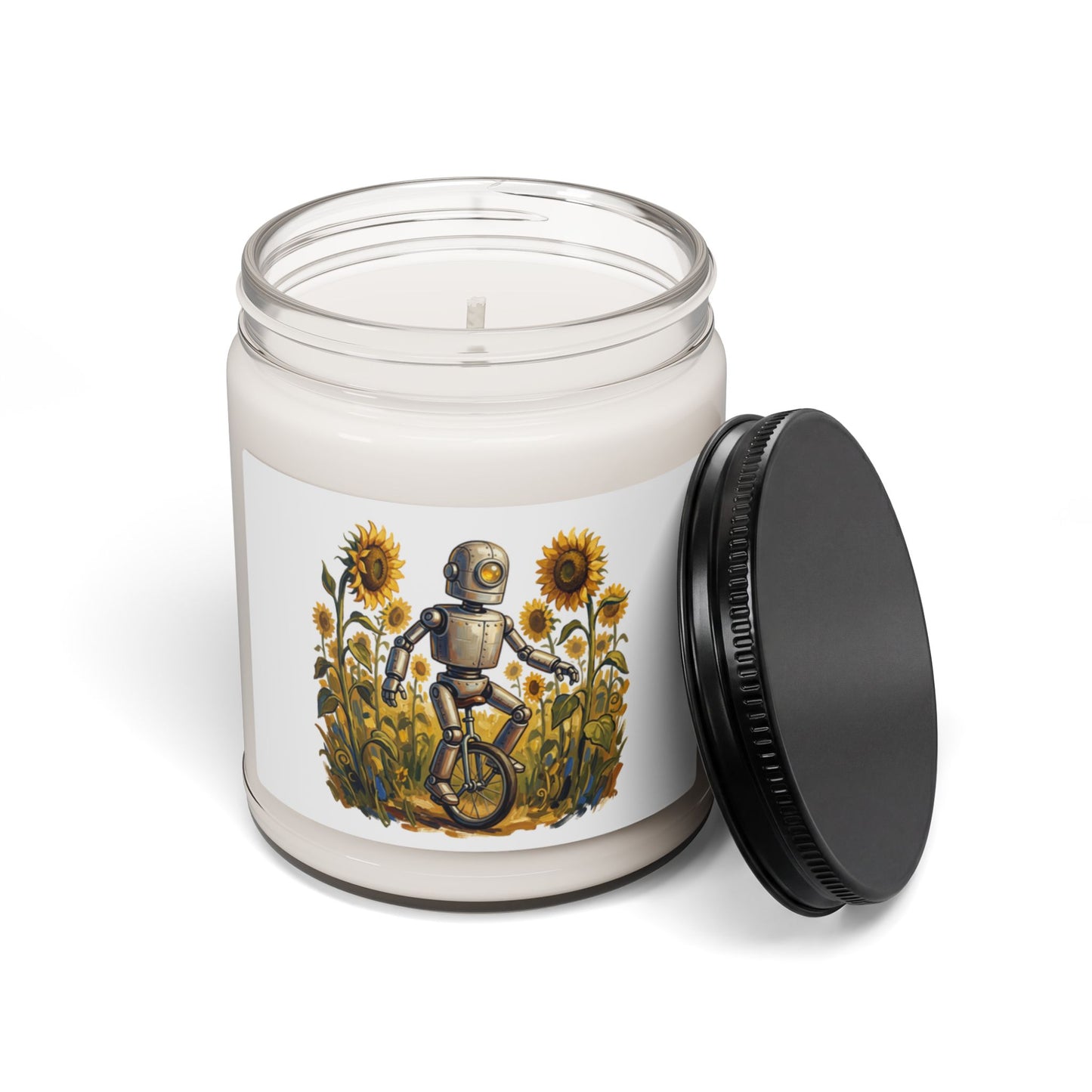 Sunflower Bouquet Scented Soy Candle — 9oz Floral Aromatherapy Jar