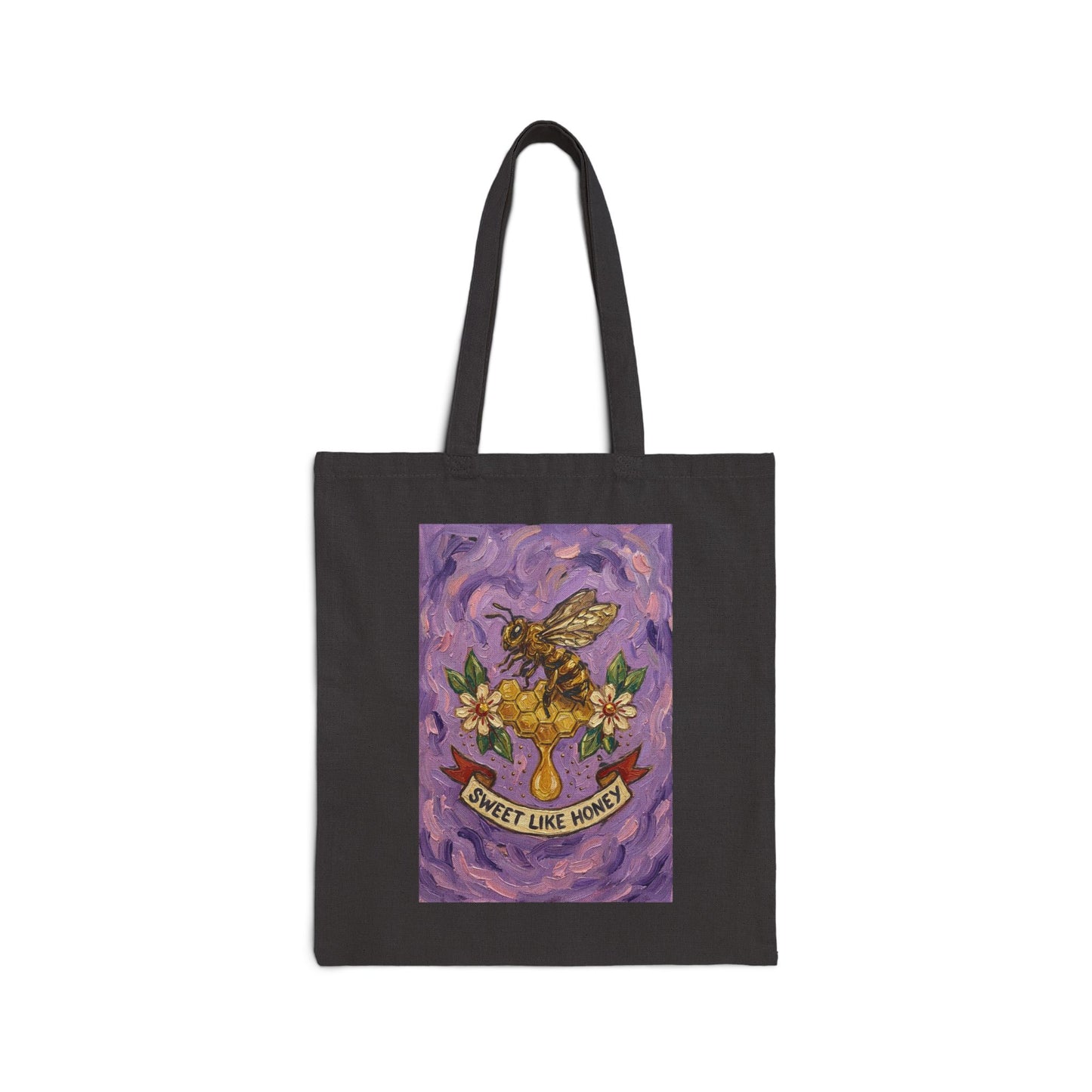 Eagle & Florals Tote | Traditional Tattoo Flash, Banner Heart Illustration