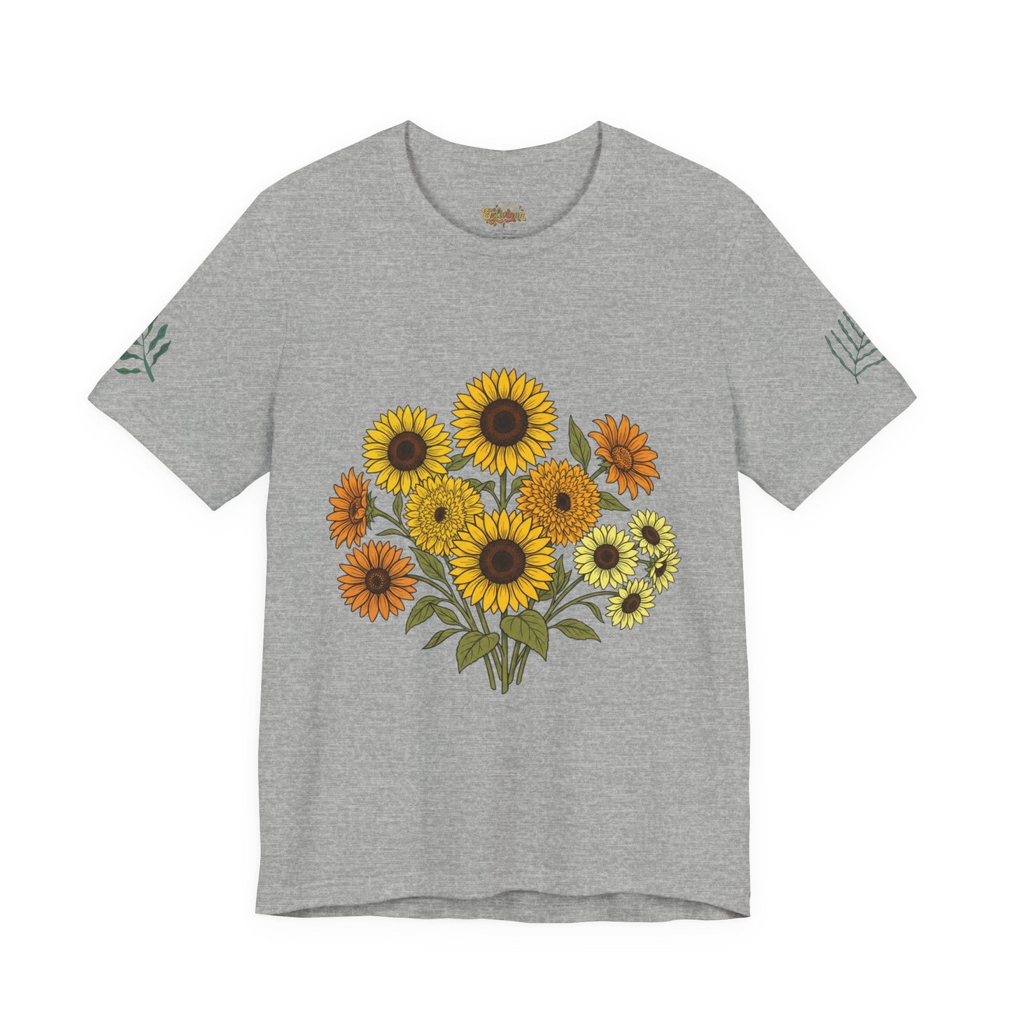 Sunflower Bouquet Tee — Small Vintage Floral Graphic T-Shirt