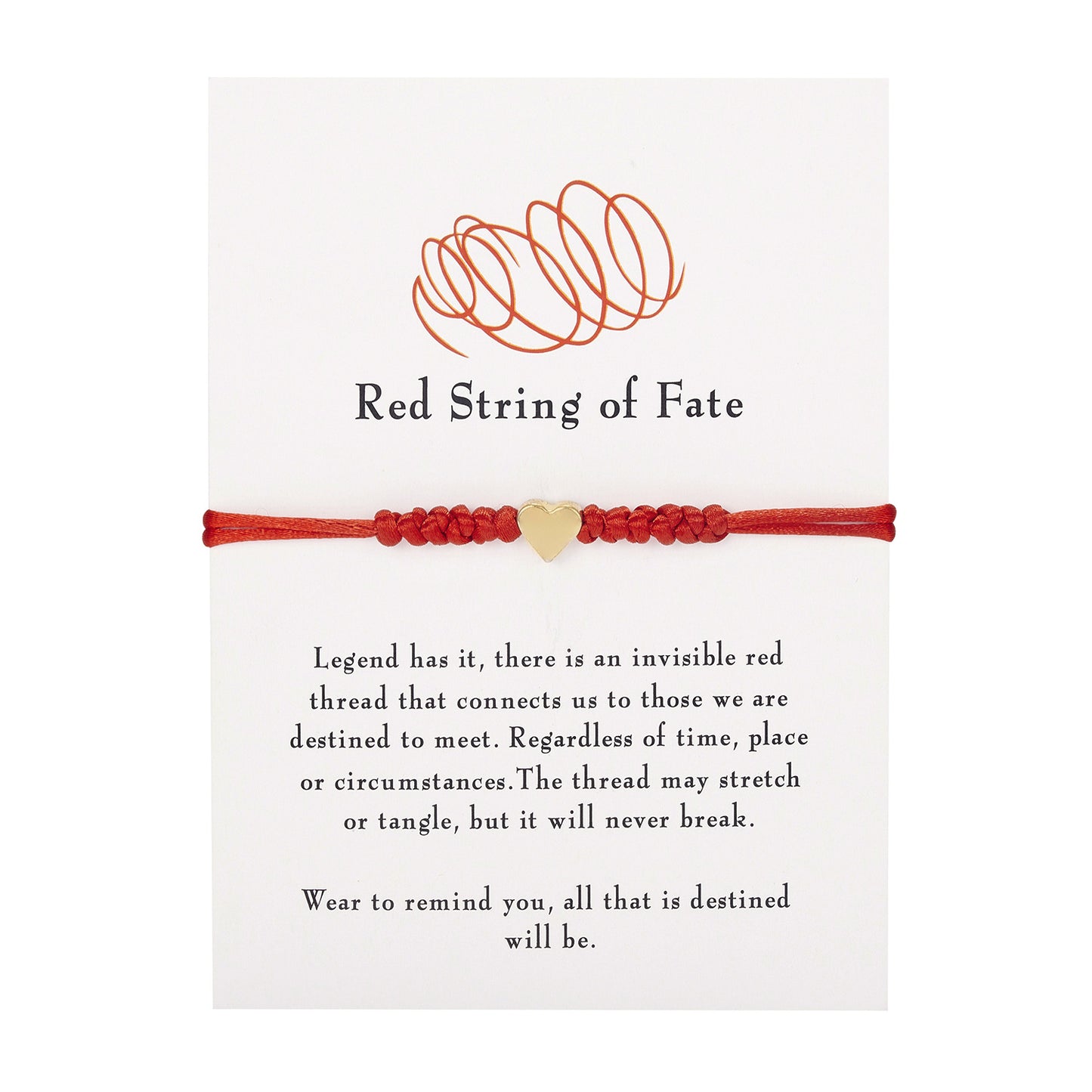 7 Knots Red Rope Woven Bracelet - Length Design