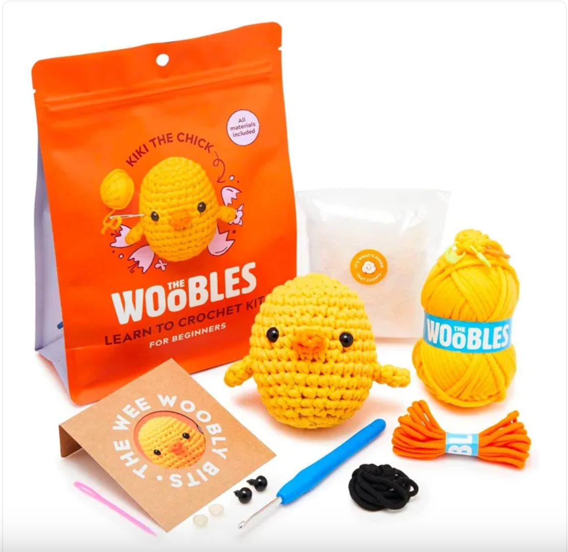 Beginner Crochet Kit – Complete DIY Crochet Starter Set with Yarn & Tools