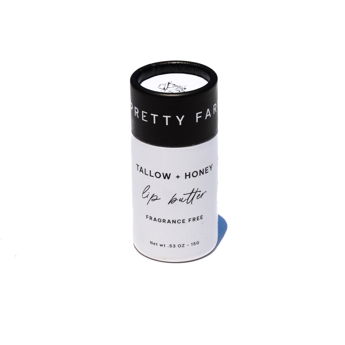 Fragrance Free Tallow + Honey Lip Butter | Eco-Friendly Travel Tube
