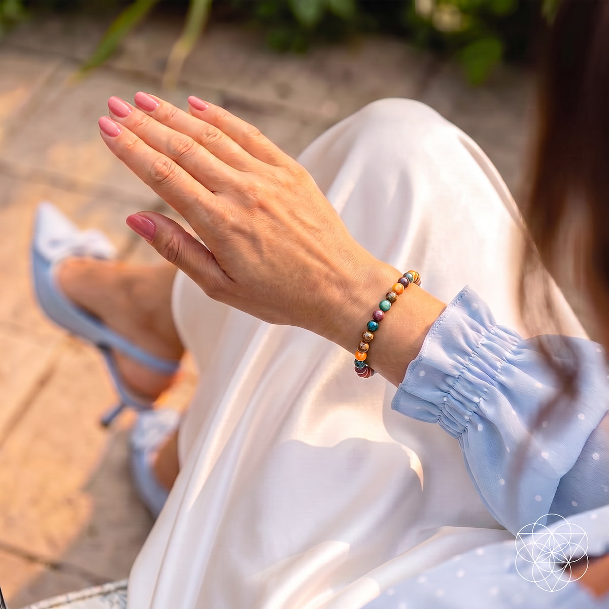 Quiet My Mind – Ocean Jasper Bracelet | 6mm