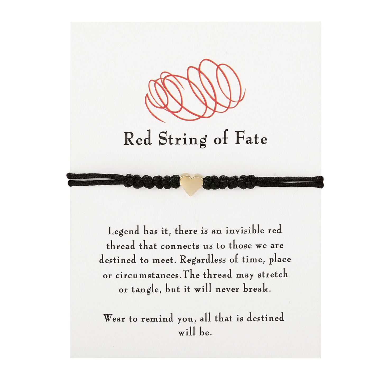 7 Knots Red Rope Woven Bracelet - Length Design