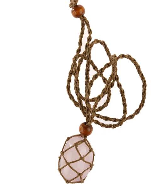 Macrame Labradorite Necklace