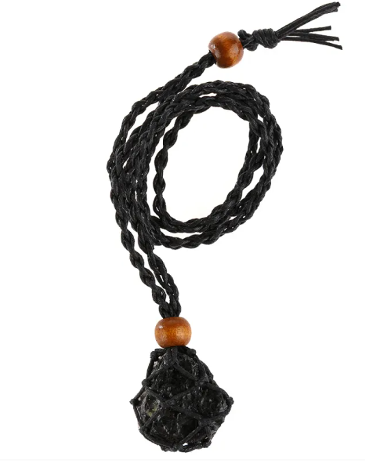 Macrame Labradorite Necklace