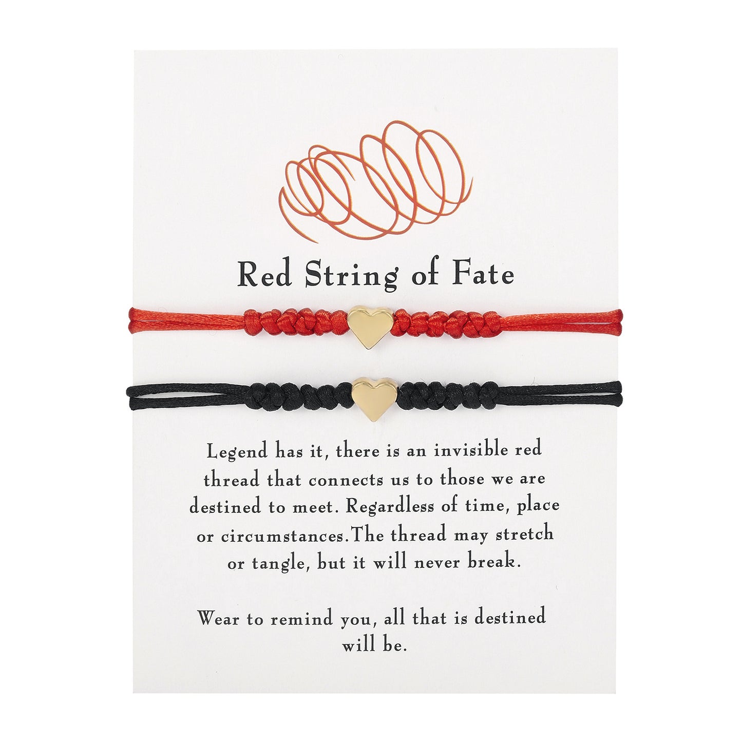 7 Knots Red Rope Woven Bracelet - Length Design