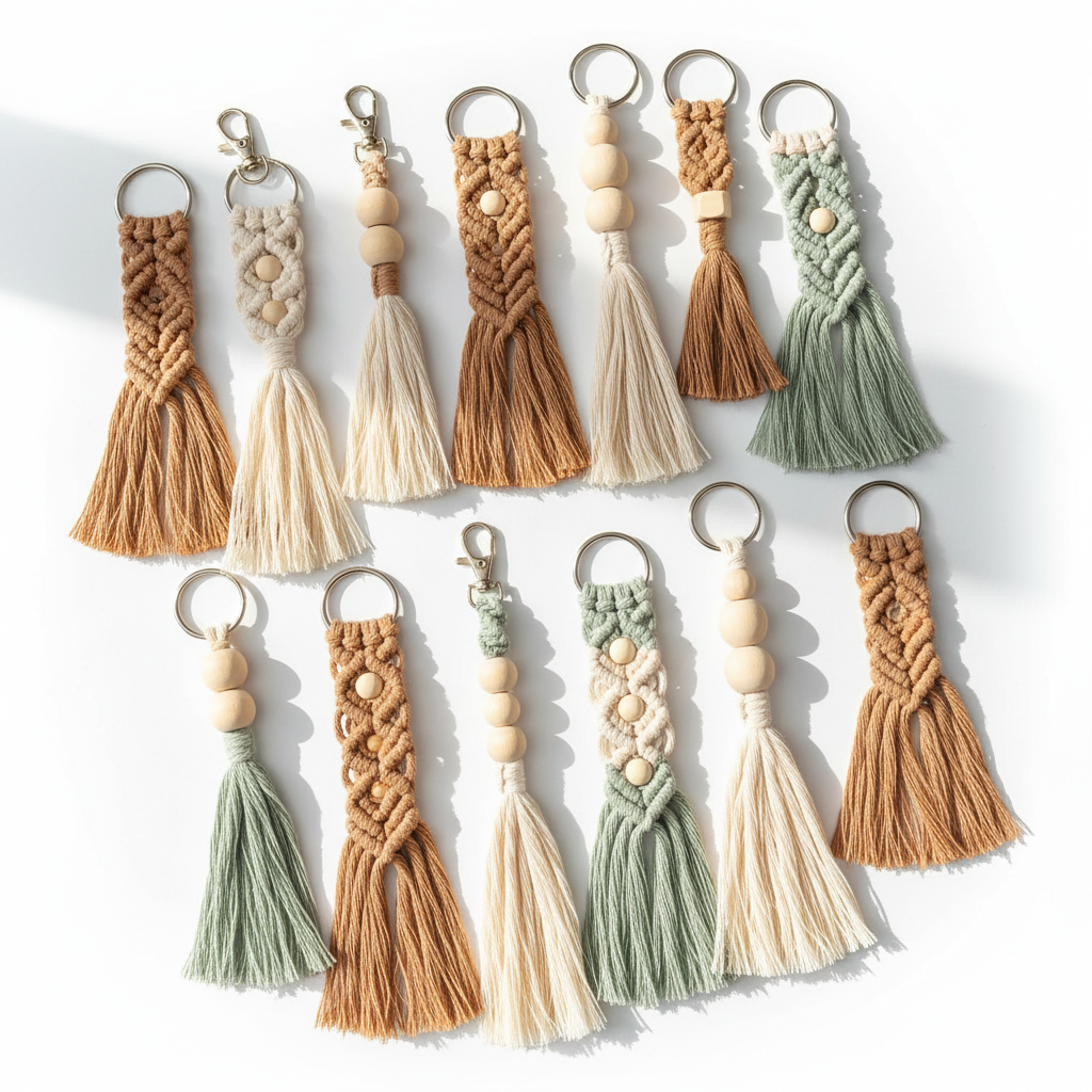 Macrame keychains